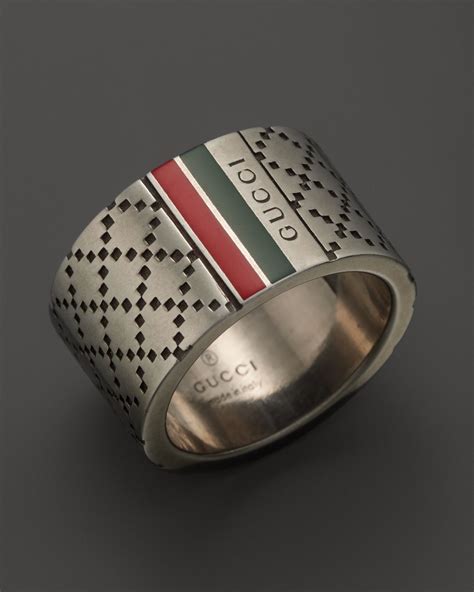 gucci rings men silver|Gucci silver necklace men.